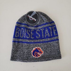 Boise State Broncos Adult Winter Beanie Hat Cap Logo Gray Captivating NCAA NWT